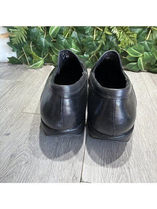 MBT Shoes Mens Sz 11-11.5 Asante Casual Slip/Pull On Blk Walking Loafers Leather